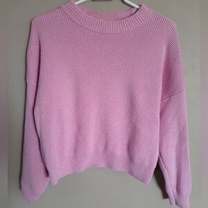 Abercrombie Pink Knit Sweater